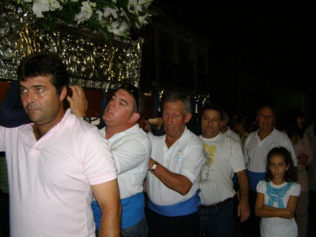 Estampas de la procesión de la patrona de Santaella, Ntra. Sra. Del Valle.
8 de Septiembre de 2010