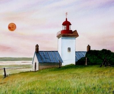 Le phare de la pointe d'Agon-Coutainville 