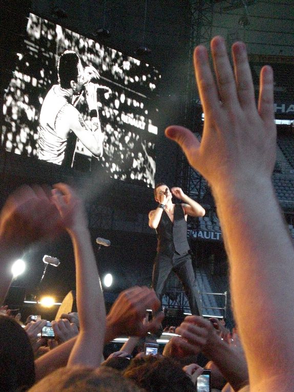 les photos du concert de Depeche Mode le 27 juin 2009 au stade de france à Paris prises avec notre appareil