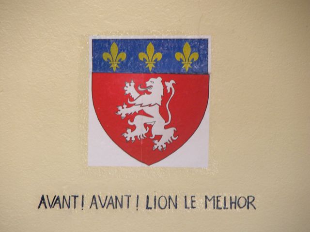 Fresque des Lyonnais célébres, peinte pendant les vacances d'été, dans les escaliers de l'école élémentaire Charial Lyon 3e