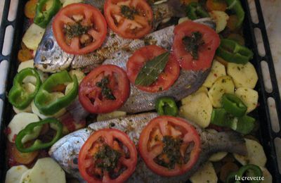 Poisson au four à la marocaine