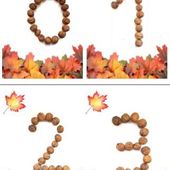 Noix : nombres et les chiffres d'automne - Mes tresses D Zécolles