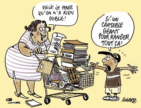 LA LISTE DE FOURNITURES SCOLAIRES