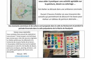 Atelier Peinture Mercredi 14 Juin 