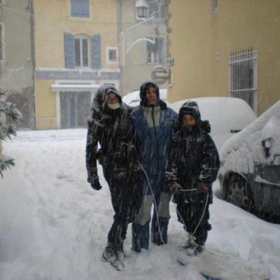 Neige à Saint Chamas