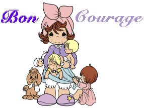 Bon Courage Maman Enfants Chien Gif Anime Gratuit Le Monde Des Gifs
