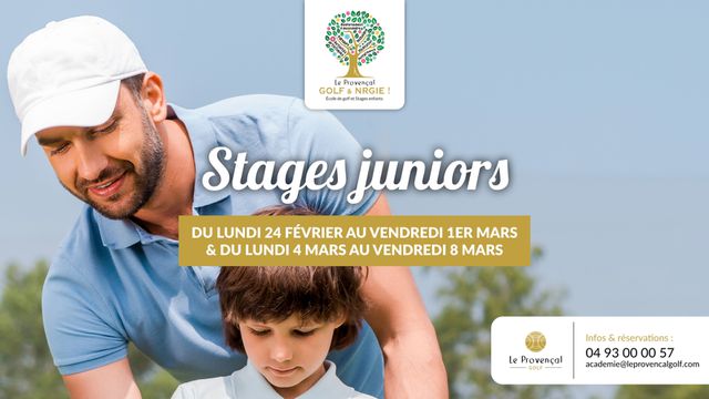 STAGES JUNIORS VACANCES DE FEVRIER 🥳🥞🏌️‍♂️Inscriptions ouvertes 