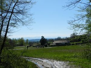 après un passage glaiseux nous voilà au bout du parcours des GPS