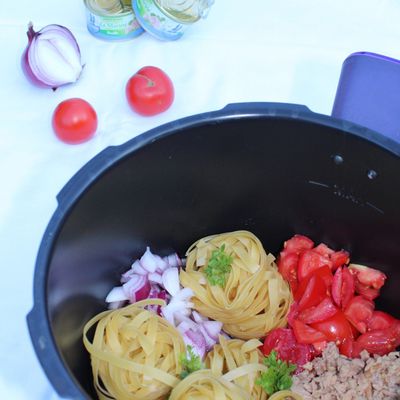 One pot pasta thon et tomates avec ou sans Cookeo