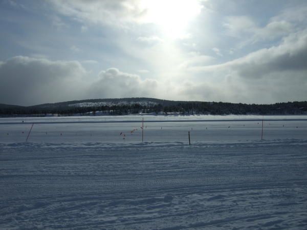 Visite de l'Ice hotel, chiens de traineau, moto neige....