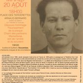 Commémoration Résistant Jacob Insel FTP Moi 35e brigade, Mardi 20 août, place des Tiercerettes / Toulouse