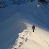 Toinn, Jinou et Jean Sé sur la voie normale du pic du midi d'Ossau en hivernale