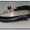 Bracelet gris avec chaine