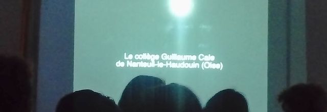 Présentation du film sur la Résistance des élèves du club d'histoire du collège de Nanteuil