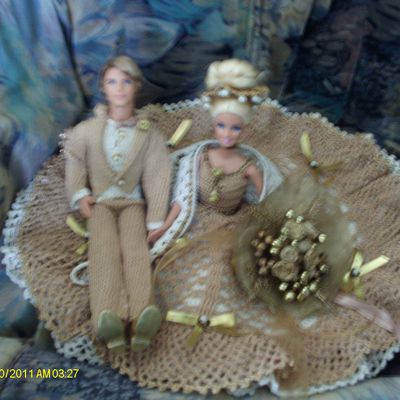 poupées mannequin pour 50 ans de mariage