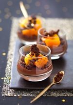 Verrine Crumble Chocolat-Mandarine