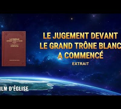 « J'ai pris le dernier Train » Le jugement devant le grand trône blanc a commencé