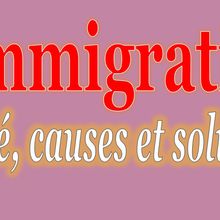 Conférence sur l'immigration de Jacques Cotta
