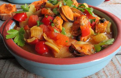 Moules façon bouillabaisse