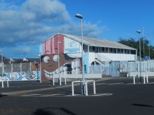 Écoles des enfants sur l'île de la Réunion.