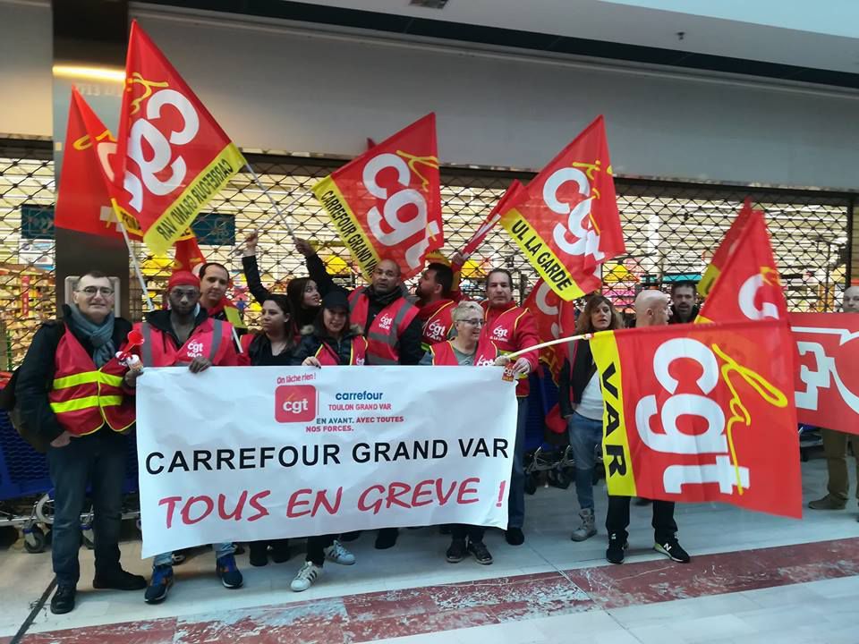#Carrefour Grand Var : les salariés ne lâcheront rien !