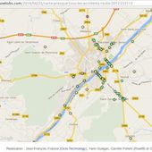 Une première: Le "nouvel obs" du 25 juin 2014 met en ligne une carte interactive des accidents de la route en 2012 en France - Violence Routière 41 - Bougez autrement à Blois - Bougez autrement dans le val de Loire -