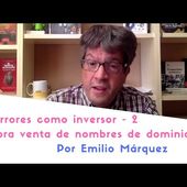 Mis errores como inversor: Compra venta de nombres de dominio