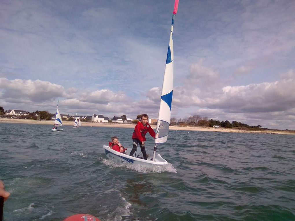 2ème séance de voile, lundi 26 mars: Sea, wind and sun !!!