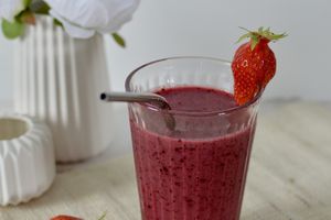 Smoothie Fraises - Myrtilles