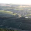 Chablis et son vignoble vus du ciel