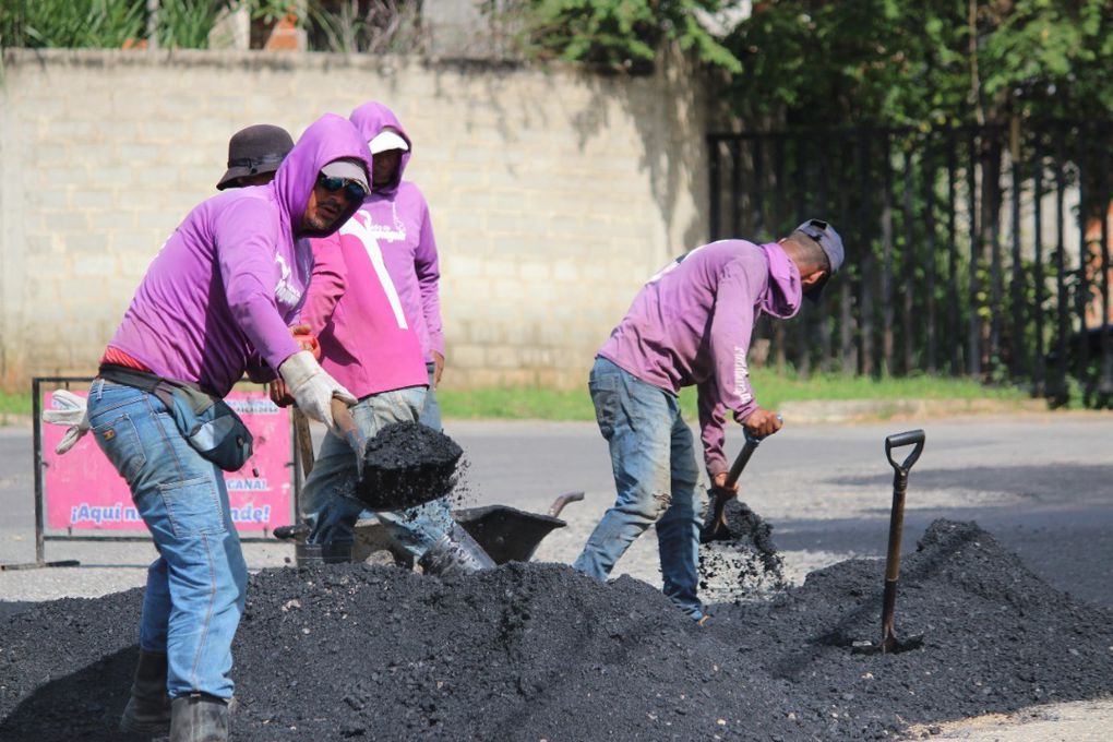 Alcaldía de Naguanagua arrancó nuevo plan de bacheo y asfaltado en calles y avenidas del municipio