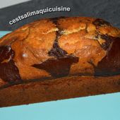 Cake au yaourt marbré - Le blog de cestsalimaquicuisine
