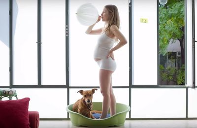 Chronique d'une femme pendant sa grossesse en Stop-Motion