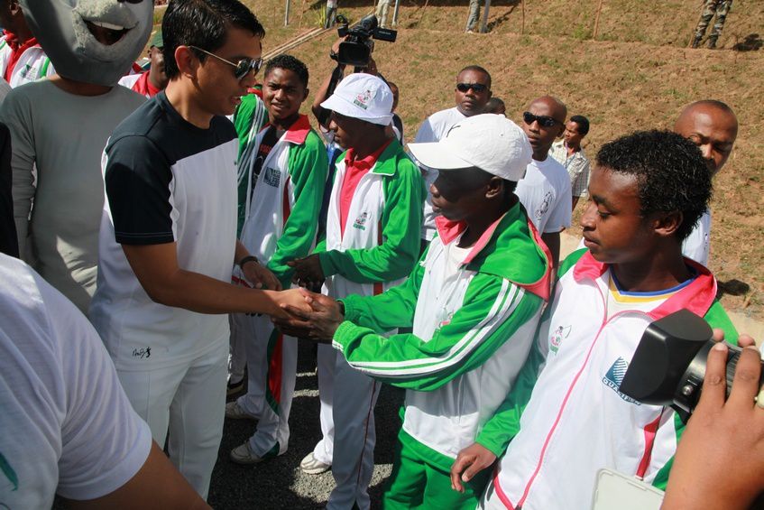 Inauguration du Kianja (Stade) Makis de Madagascar, à Andohatapenaka, par le Président Andry Rajoelina. 2ème partie. Photos: Harilala Randrianarison