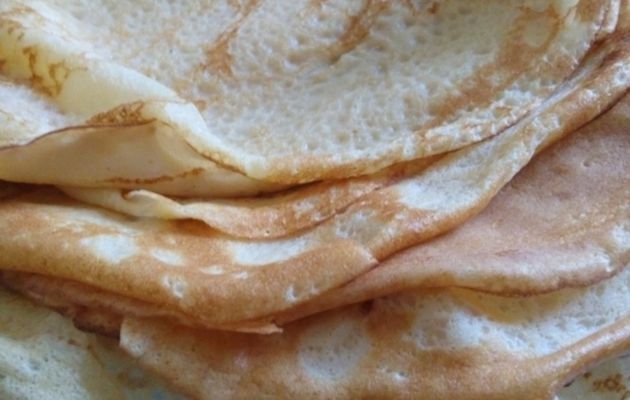 Crêpes facile sans pèse