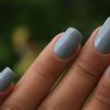 NOTD = Models Own Misty Grey & Konad