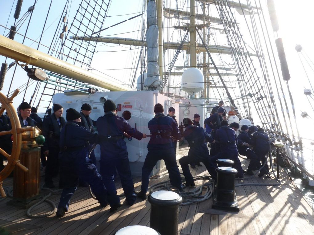 Embarquement à bord du Kruzenshtern du 27 mai au 10 juin 2014.