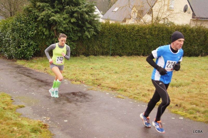 10 km de Guénin (56), course verte, le 12/02/2017