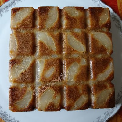 Gâteau spéculoos et poires