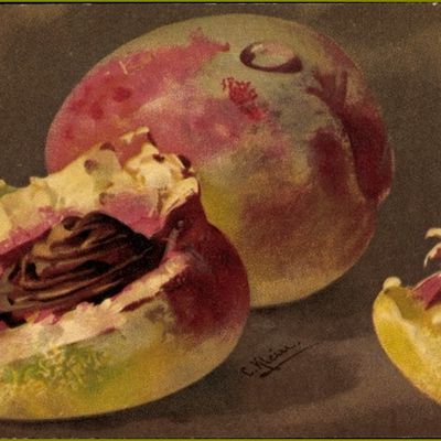 Fruits d'été par les peintres - Catharina Klein (1861-1929) nature morte aux pêches