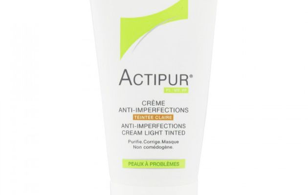 Crème teintée anti-imperfections Actipur de Noreva