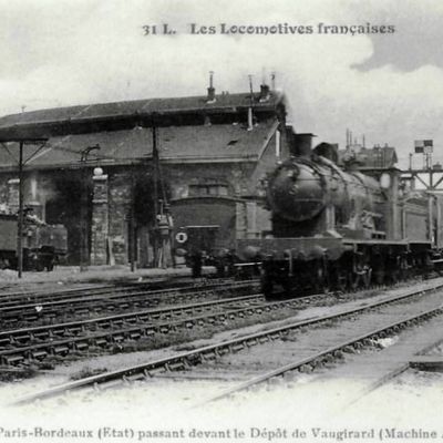 Paris-Vaugirard l'ancien dépôt des locomotives