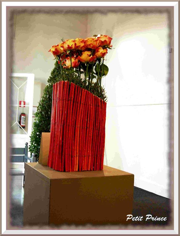 Les compositions florales du Grand Happening de Bruges 2011