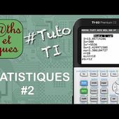 STAT : Afficher les caractéristiques statistiques (2) - Tutoriel TI