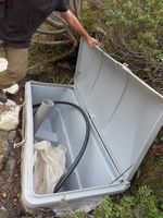 Réception du captage de la cabane pastorale de Cazabède: les photos de l'installation