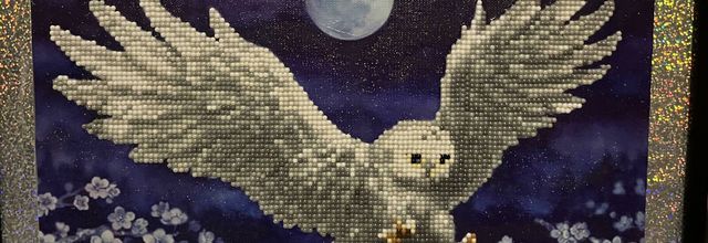Diamond painting : un chouette tableau pour l'anniversaire de ma petite sœur