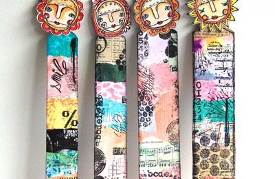 Collection de Marque-page Mixed Media