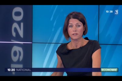 [2012 08 29] CAROLE GAESSLER - FRANCE 3 - LE 19-20 @19H30