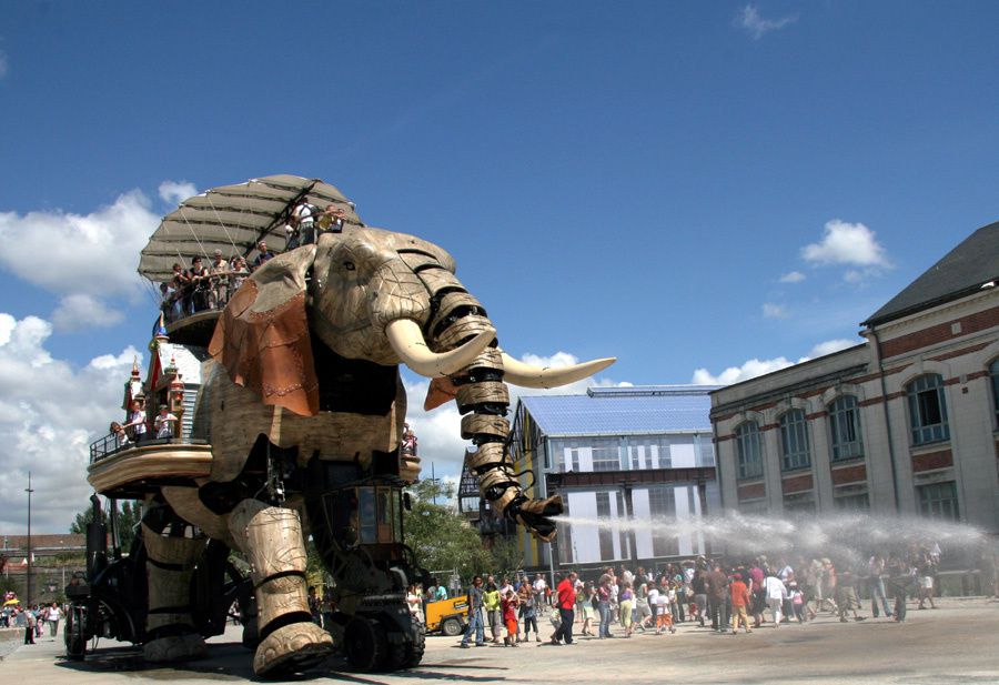 Eléphant de l'Ile de Nantes Royal de Luxe - Photos Thierry Weber Photographe La Baule Guérande