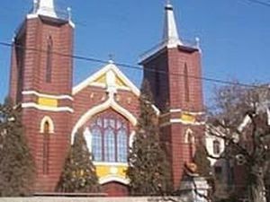 église catholique - parc Zhongshan ville de Dalian